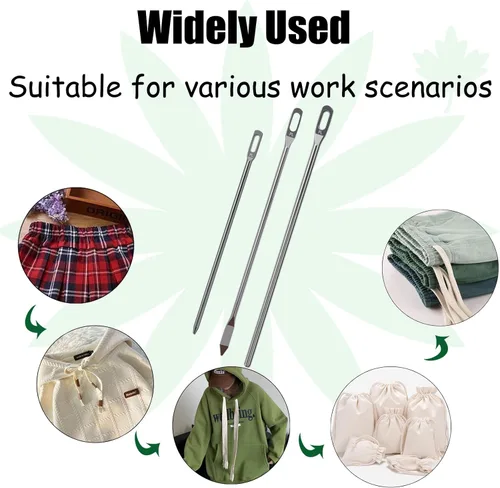 Miniatura 4 de YEQIN Herramienta de enhebrador de cordón rápida y fácil, herramienta de repuesto de cordón fácil para chaquetas, trajes de baño, pantalones, Estilo2