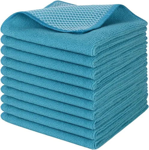 Miniatura 31 de SINLAND Paño de microfibra para lavar platos, trapos de platos, el mejor paño de cocina para lavar, paños de limpieza con lado abrasivo de polímero