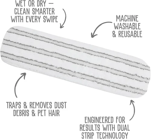 Miniatura 11 de Quick Shine Ultimate Gold Spray Mop Kit Kit todo en uno de 10 piezas con accesorios intercambiables No necesita baterías Sistema de limpieza
