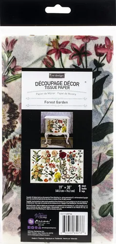 Miniatura 21 de Rediseñar con Rediseñar Decoupage Decor Papel de seda Cobalt Flourish, 1 hoja (19 x 30 pulgadas) Rediseñar papel de decoupage de tejido 655350652340