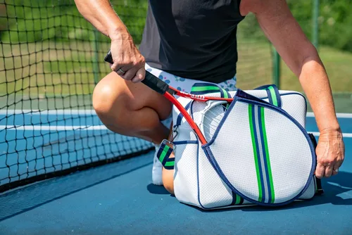 Miniatura 6 de Bolsa de tenis Hampton - Bolsa de tenis para mujer, espaciosa, construcción de calidad, diseño elegante y funcional