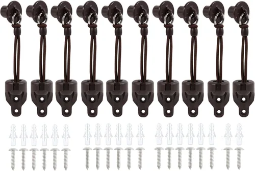 Miniatura 15 de Reemplazo universal de persianas enrollables para exteriores e interiores (5 tapas finales, beige)