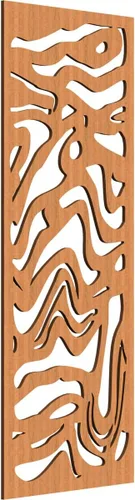 Miniatura 41 de 9 3/8"W x 24 3/8"H x 1/4"T Northfield Decorativos Paneles de Pared de Madera Calado, Abedul