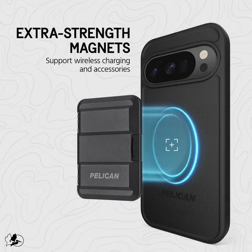 Miniatura 3 de Pelican Protector Google Pixel 10 Pro XL - Funda magnética resistente para teléfono con protección contra caídas de grado militar de 16 pies, funda