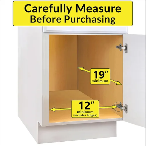 Miniatura 4 de LYNK PROFESSIONAL® Organizador de gabinete extraíble, cajones deslizantes de 11" x 18" para gabinetes de cocina - Estantes deslizantes extraíbles
