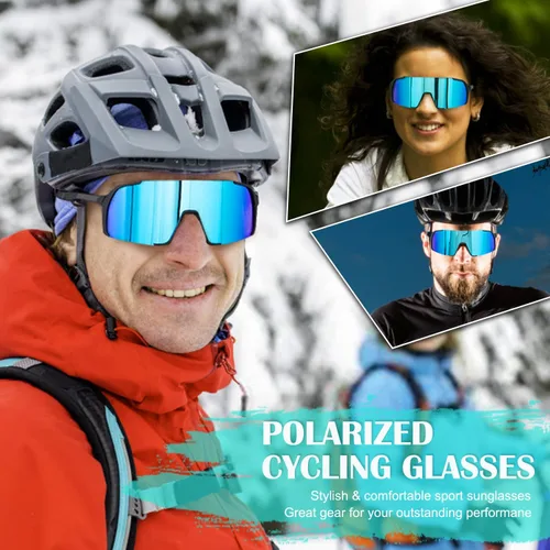 Miniatura 2 de Gafas de sol polarizadas para hombres, mujeres y jóvenes, protección UV, deportes, béisbol, gafas de sol para ciclismo, softbol, MTB y correr