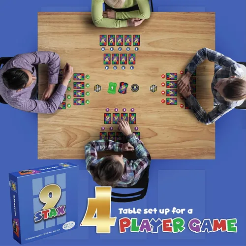 Miniatura 6 de Juego de cartas – Juego de cartas familiar – Diversión para niños, adolescentes y adultos – Ideal para 2 – 4 jugadores – para noche de juegos, noche