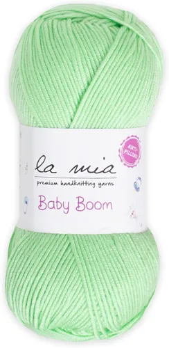 Miniatura 30 de 1 madeja La Mia Baby Boom, hilo acrílico 100% antipilling para tejer y ganchillo para tejer y ganchillo, 3.53 oz (3.5 onzas) / 820.2 ft