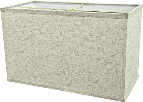 Miniatura 2 de Aspen Creative 36006A - Pantalla rectangular de transición con forma de tapa dura, color beige, ancho (8 + 16 pulgadas) x 10 pulgadas