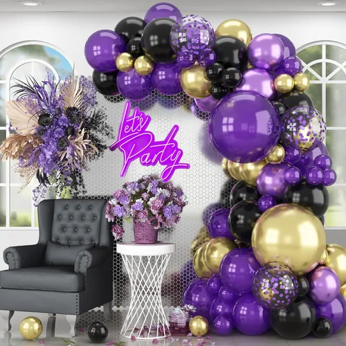 Miniatura 21 de HILAVO Kit de Arco de Globos Pastel Macaron Rosa Azul Verde Morado Amarillo Color Pastel Arcoíris Confeti Globos de Látex Guirnalda para Pascua
