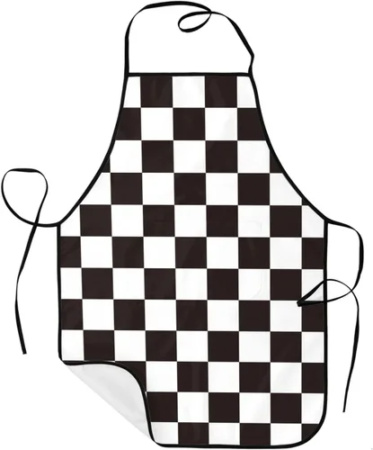 Miniatura 18 de Sigouyinei Delantales para mujeres con bolsillos, delantal para hombres, delantal adecuado para chefs camareros, técnicos de uñas para hornear