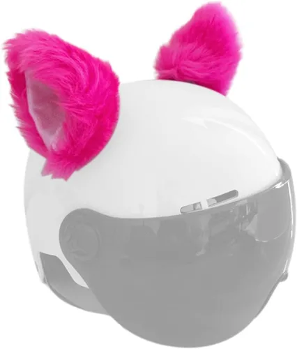 Miniatura 14 de Orejas de gato para casco, orejas de felpa, accesorio adhesivo para casco para bicicleta, motocicleta, superficies lisas, decoración de cascos