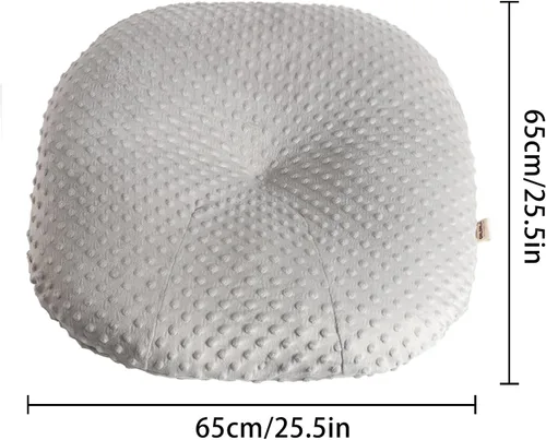 Miniatura 5 de OWLOWLA Funda para tumbona para recién nacido, funda extraíble Minky para tumbona recién nacida para bebé niño y niña (blanco)