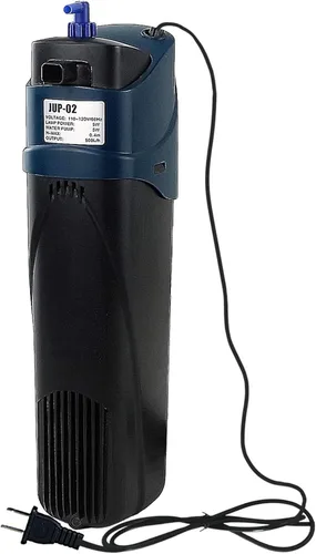 COOSPIDER Filtro para Acuario Sun JUP-02 Máquina Sumergible Verde Limpia para Acuario 132gph para Tanque de Peces Pequeños de 10-40 Galones Bomba