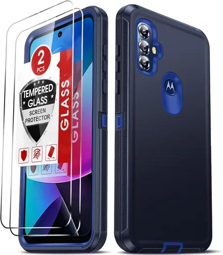 Miniatura 18 de LeYi Funda compatible con Moto G Play 4G 2024: 【No compatible con Play 5G 2024/G 5G 2024】 Funda de teléfono para Motorola G Play 4G 2024 con 2 Negro