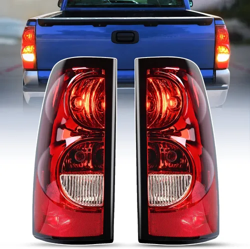 Nilight Conjunto de luz trasera compatible con Chevy Silverado 1500 1500HD 2500 2500HD 2500 2500HD 3500 2007 Chevrolet Classic OE Style lámpara Par