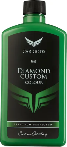 Car Gods Iris - Cera de pulido personalizada de color verde claro 3 en 1, restaurador del color y eliminador de arañazos, 16 colores disponibles, 17