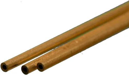 Miniatura 8 de K & S PRECISION METALS 8126 3PK3/32 x 12 BRS RND Tubo, paquete de 3, latón