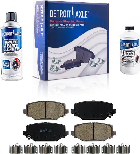 Miniatura 9 de Detroit Axle - Pastillas de freno traseras para Kia Sportage 2017-2022, Hyundai Tucson 2016-2021, pastillas de freno de cerámica 2018 2019 2020
