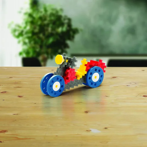 Miniatura 4 de PLUS PLUS Aprende a construir vehículos, 360 piezas - Mini bloques de construcción entrelazados, rompecabezas 3D de juguete para niños