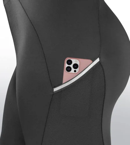 Miniatura 7 de Aero Tech Luna - Pantalones cortos de ciclismo acolchados para mujer con bolsillo reflectante