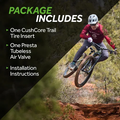 Miniatura 7 de CushCore Trail Set - Bicycle Tire Insert, for All Riders, Designed for Flat Prevention, Lightweight Design, Helps Improve Ride Quality, Fits