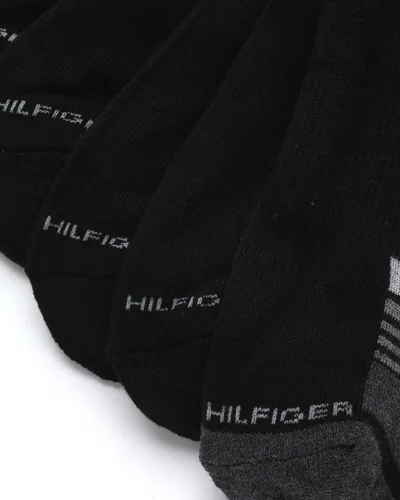 Miniatura 37 de Tommy Hilfiger Calcetines de corte bajo para hombre, paquete de 12 calcetines deportivos para correr que absorben la humedad para hombre