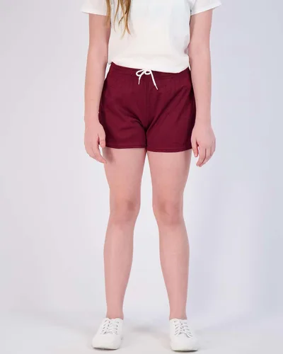 Miniatura 2 de Real Essentials Paquete de 4 pantalones cortos deportivos de malla para niñas con bolsillos