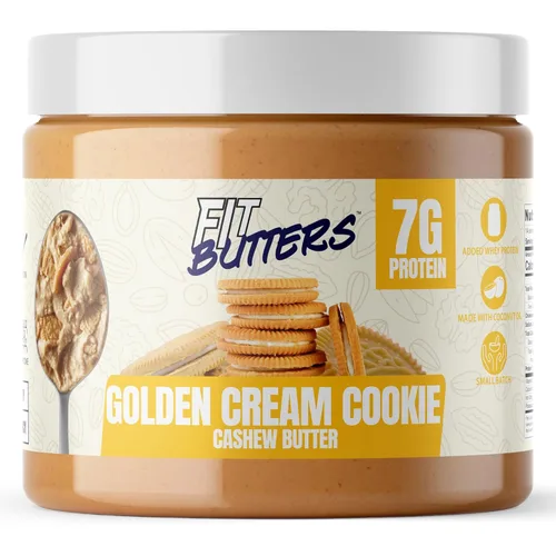 Miniatura 17 de FIt Butters Rory's Cookie Monster Madness (Galletas y Crema de Galleta Mantequilla de Anacardo), Mantequilla de Nueces con Proteína Añadida y Aceite