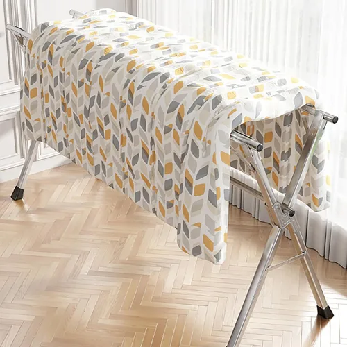 Miniatura 4 de Clothes Drying Rack, Foldable Stainless Steel Laundry Drying Rack with Extendable Rods - High Capacity for Blankets, Sheets, Portable,Easy to Move