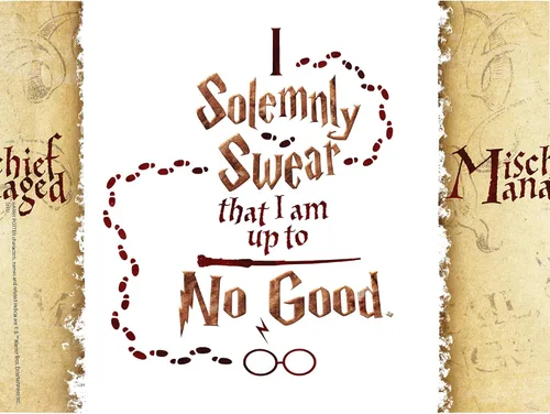 Miniatura 2 de Tervis Vaso aislado de doble pared de Harry Potter I Solemnly Swear hecho en Estados Unidos mantiene las bebidas frías y calientes, 24 onzas, clásico