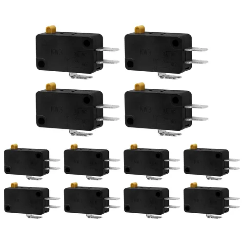 Miniatura 8 de BokWin 1 interruptor de acción a presión KW3 de 125 V/250 V, interruptor de límite micro para freidora de aire, microondas, aspiradora, máquina