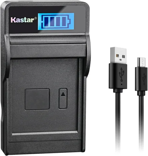 Kastar Cargador LCD SLIM para JVC BN-VG138, BN-VG138U, BN-VG138US, BN-VG121, BN-VG121U, BN-VG121US, BN-VG107, BN-VG107U, BN-VG108, BN-VG114,