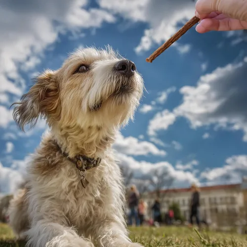 Miniatura 8 de Pet 'n Shape Chik 'n Sweet Potato Stix - Golosinas para perros, fabricadas y obtenidas en los Estados Unidos, 14 onzas