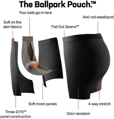 Miniatura 7 de Saxx - Ropa interior para hombre - Vibe Boxer Briefs con soporte integrado para bolsa de balas, otoño de 2020