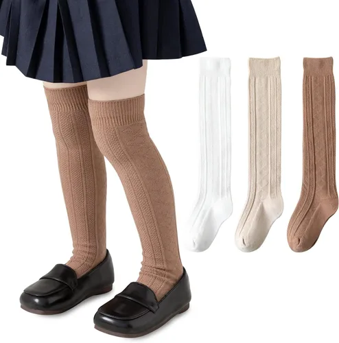 Calcetines hasta la rodilla para bebé, 35 pares, calcetines hasta la rodilla, calcetines de algodón sin costuras, calcetines de tubo unisex para