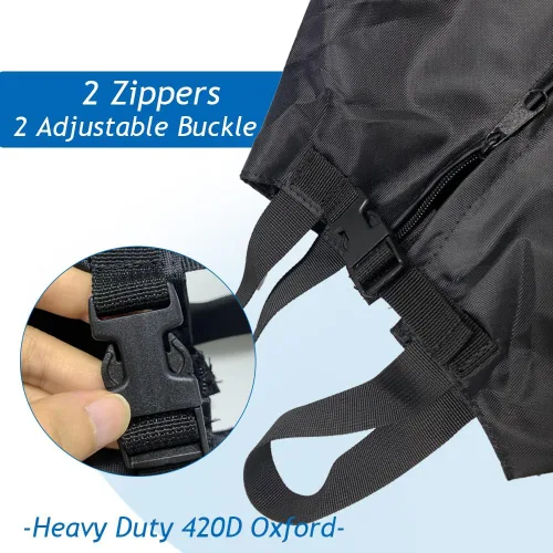 Miniatura 4 de Cubierta para hélice para motor de barco, 15-1/2 pulgadas de diámetro exterior resistente 420D bolsa protectora, impermeable y resistente al polvo