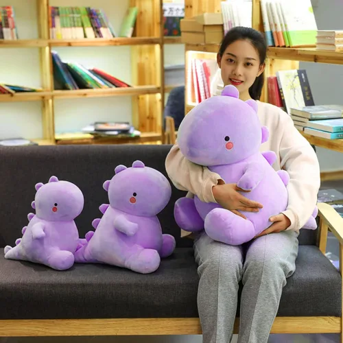 Miniatura 3 de VHYHCY Lindos Juguetes de Peluche de Dinosaurio, Juguetes Muñecos de Animales de Peluche de Dinosaurio Gordo, Peluche Suave de Animal de Peluche