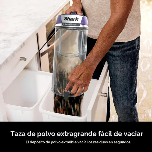 Miniatura 16 de Shark POWERDETECT AZ4002 - Aspiradora vertical con filtro HEPA, aspiradora resistente con potente succión para recoger el pelo de las mascotas