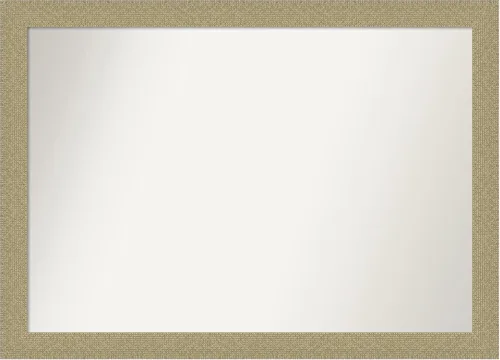 Miniatura 8 de Amanti Art Espejo de pared personalizado no biselado (24.25 x 24.25 pulgadas), marco dorado de mosaico, varios tamaños personalizados, espejo
