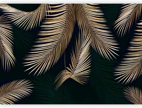 Miniatura 13 de artgeist Mural de pared Hojas tropicales de 79 x 55 pulgadas, papel tapiz no tejido, decoración de pared, impresión fotográfica, diseño de imagen