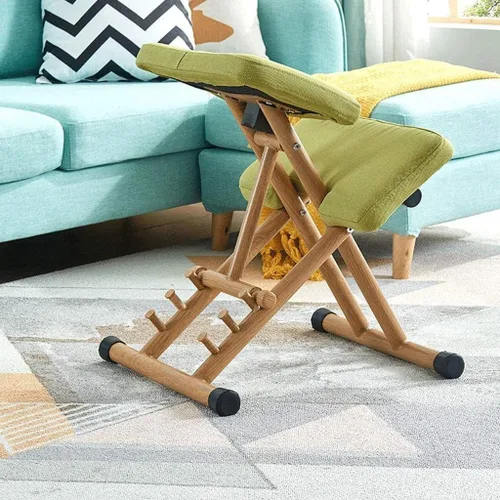 Miniatura 2 de Silla ortopédica Silla arrodillada Silla de computadora Home Lift Leisure Chair Silla de oficina Silla de aprendizaje (gris)