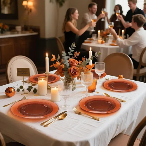 Miniatura 5 de I00000 200 Piezas de Platos de Plástico Transparente Marrón - Elegantes Platos de Fiesta Desechables de Plástico Incluyen 100 Platos de Cena 10