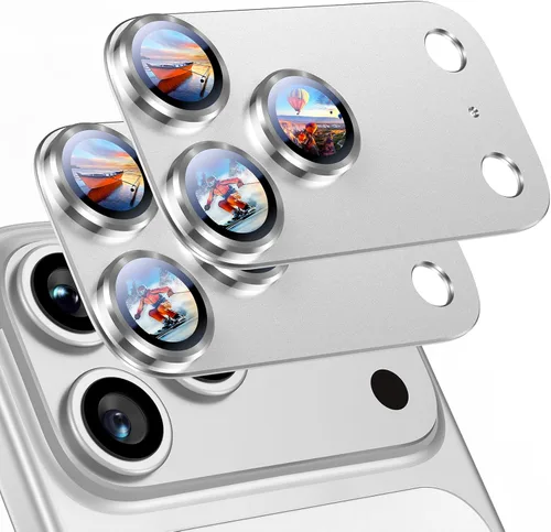 Miniatura 71 de Uyiton Compatible con iPhone 17 Pro Protector de Lente de Cámara - [No Fácil de Romper][Fuerte Adsorción][Compatible con Fundas] Cubierta de Titanio
