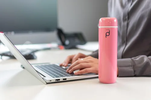 Miniatura 3 de Drinkpod Grunwerg HCF-200P - Frasco de cápsula aislada al vacío, acero inoxidable, rosa, 6.8 fl oz