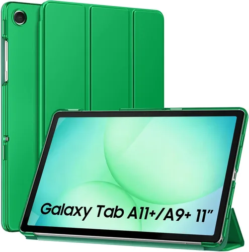 Miniatura 18 de MoKo Funda para Galaxy Tab A9+/A9 Plus de 11 pulgadas 2023, Funda Protectora Inteligente Delgada con Soporte y Carcasa Trasera Translúcida de PC