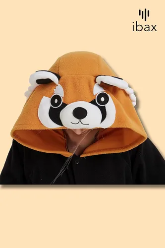 Miniatura 8 de IBAX Pijama de forro polar para adultos. Disfraz de mameluco para adultos. Mameluco de animal para adultos. Mameluco de Halloween para adultos.