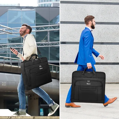 Miniatura 7 de Bolsa de ropa de llevar, bolsas de ropa de viaje para viajes de negocios.., Negro, XXL, Viaje de negocios, reunión, parte, reunión de negocios