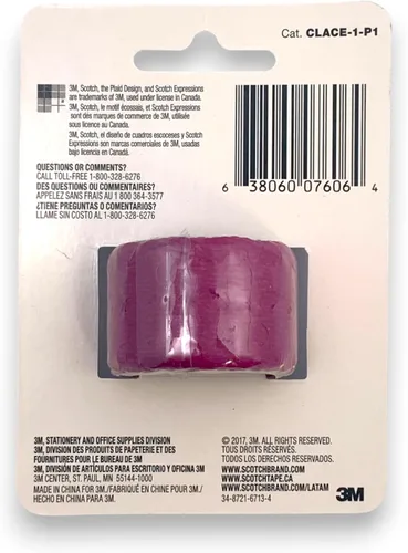 Miniatura 2 de Scotch® Expressions Washi Tape, 1.19" x 13', encaje morado