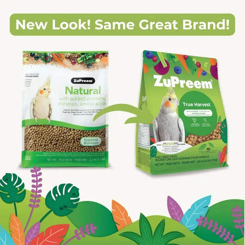 Miniatura 2 de ZuPreem Pellets naturales para pájaros, alimento diario para aves para cacatúas, agapornis, cuáqueros, conuros pequeños, lorikeet, nutrición básica